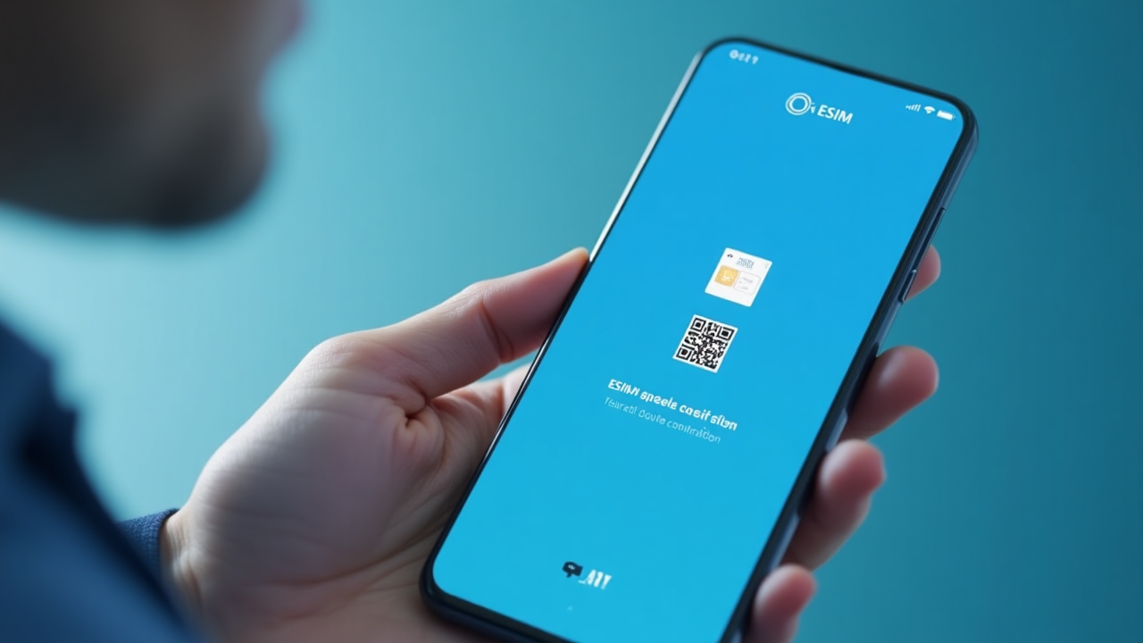 Tecnología eSIM en un smartphone moderno